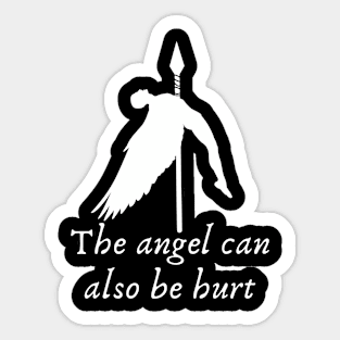 angel spear wings inspiration Sticker